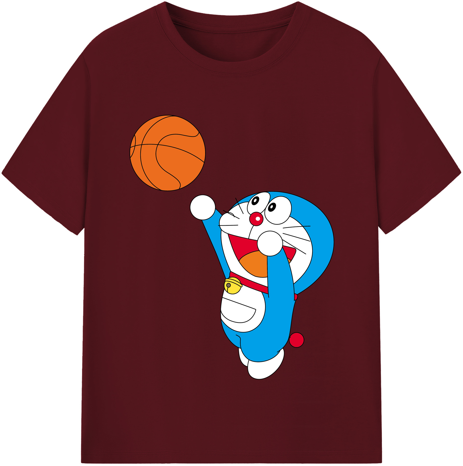 （画像用） ドラえもん Doraemon 綿100％半袖Tシャツ（フロントプリント）